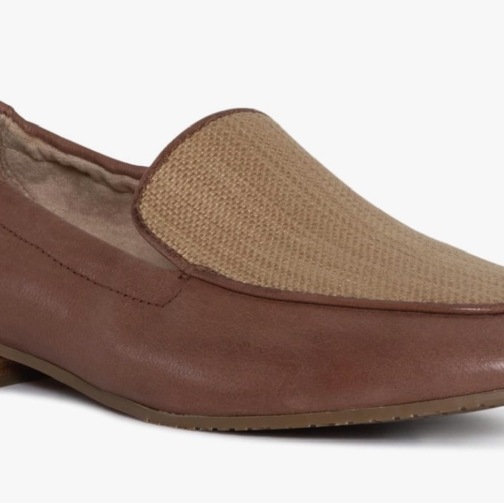 NYDJ Brown and Tan Women's Loafers - Picture 2 of 6